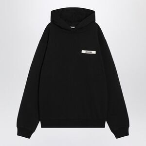 Jacquemus Men's Black Cotton Hoodie